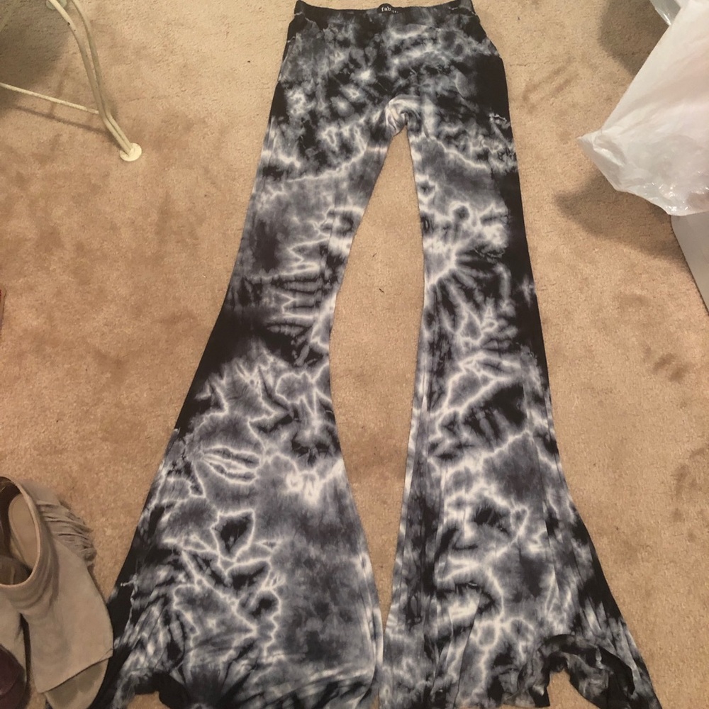 Tie dye bell bottoms